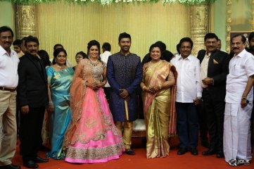 Celebs at Actor Bhagyaraj Son Wedding Reception